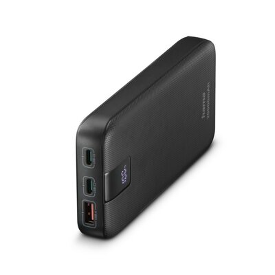 Hama Power Pack PD 20 20000mAh Uitgangen: 2x USB-C USB-A Snelladen Antr.