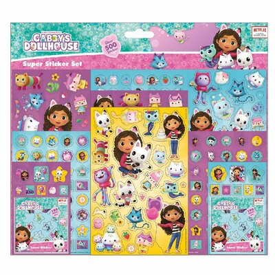 Gabby's Dollhouse Super Sticker Set