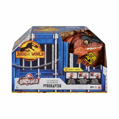 Mattel Jurassic World Ultieme Pyroraptor + Licht en Geluid