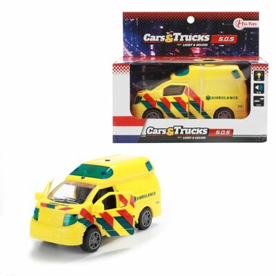 Cars & Trucks Ambulance + Licht en Geluid