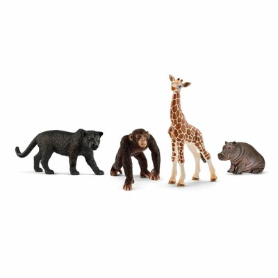 Schleich Wild Life Dieren 4 Stuks