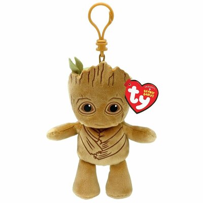 TY Beanie Babies Clip Marvel Knuffel Groot 12 cm