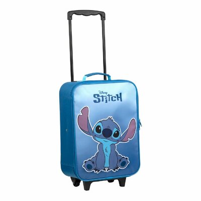 Disney Stitch Kids Trolley 52x30.5x17 cm Blauw