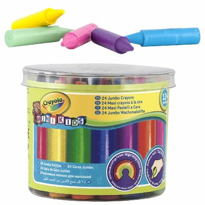 Crayola Mini Kids Waskrijtjes 24 Stuks