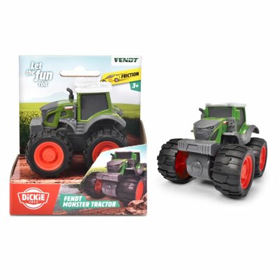 Dickie Toys Fendt Monster Tractor met Frictie 9 cm