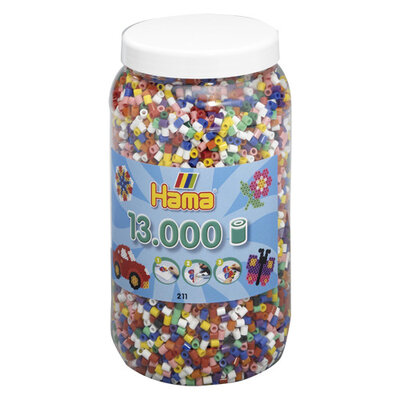 Hama Strijkkralen Pot 13000 Stuks