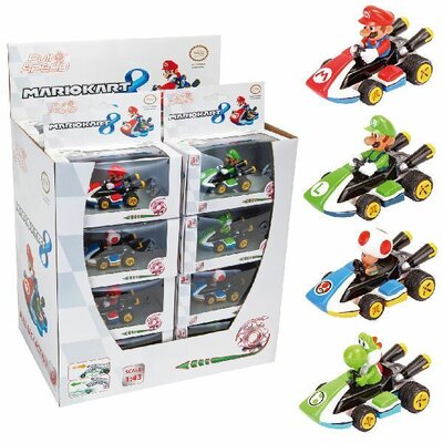 Carrera Nintendo Mario Kart 8 1:43 Assorti Display 24 Stuks