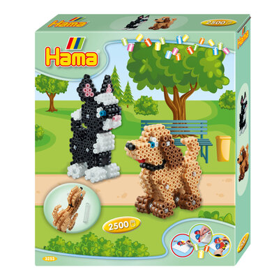 Hama Strijkkralen 3D Honden 2500 Stuks