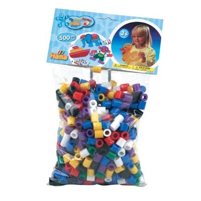 Hama Maxi Strijkkralen Mix Basis 500 Stuks