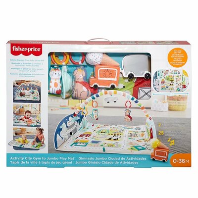 Fisher Price XL Activiteiten Speelmat 113 cm + Licht en Geluid