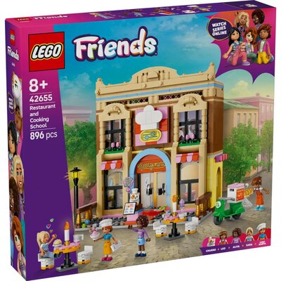 Lego Friends 42655 Restaurant en Kookschool