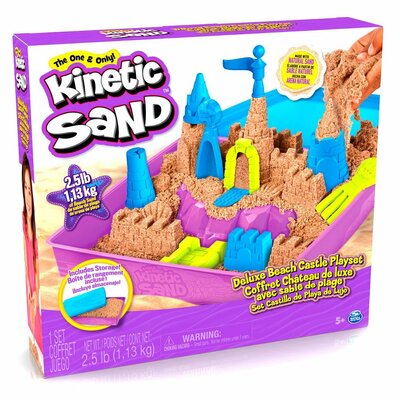 Kinetic Sand Deluxe Beach Castle Playset