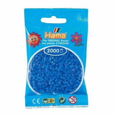 Hama Strijkkralen Mini 2000 Stuks Blauw