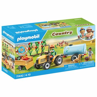 Playmobil 71442 Country Tractor met Aanhanger en Watertank