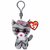 TY Beanie Boos Clip Knuffel Kat Kiki 7 cm