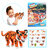 Toi-toys 3D Puzzel Tijger Junior 31,5 Cm Foam Oranje 121-Delig