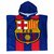 FC Barcelona Badponcho 60x120 cm Blauw/Rood