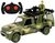 Army Auto Jeep Militair met Soldaat RC