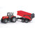 Bruder Massey Ferguson 7480 Tractor met Aanhanger