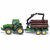 Siku 1954 John Deere 8430 Tractor met Boomstamaanhangwagen