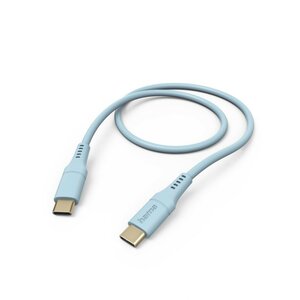 Hama Oplaadkabel Flexible USB-C - USB-C 1,5 M Silicone Blauw