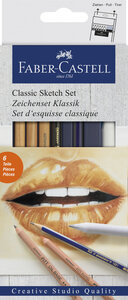 Faber Castell FC-114004 Potloodset Faber-Castell Classic 6-delig