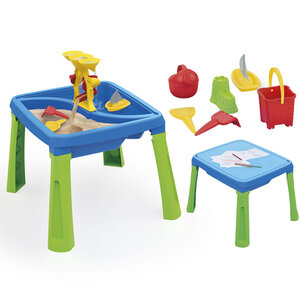 Dolu 3077 3-in-1 Zand/Watertafel met Tekentafel Blauw/Groen