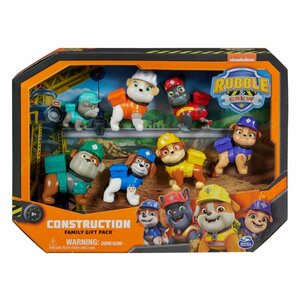 Paw Patrol Rubble and Crew Figuren 7 Stuks