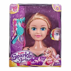 Zuru Sparkle Girlz Kapkop met Haar-Accessoires