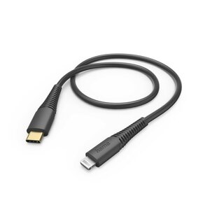 Hama Oplaadkabel USB-C - Lightning 1,5 M Zwart