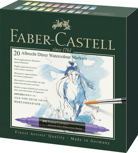 Faber Castell FC-160320 Aquarel Marker Albrecht Dürer Doos met 20 Stuks