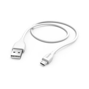 Hama Oplaadkabel USB A - Micro USB 150 cm Wit