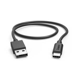 Hama Oplaadkabel USB A - USB C 50 cm Zwart