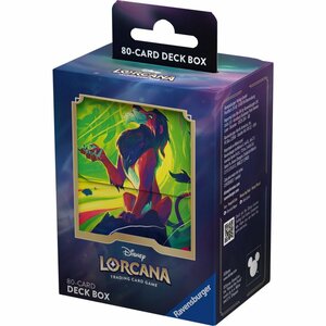 Ravensburger Disney Lorcana Deck Box Scar 80 Kaarten