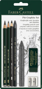 Faber Castell FC-112997 Potloodset Faber-Castell Pitt Graphite 7-delig Op Blister