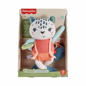 Fisher Price Planet Friends Knuffelpop Sneeuwluipaard