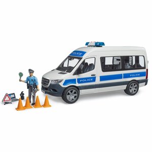 Bruder 02683 MB Sprinter Politiehulpvoertuig + Licht- en Geluidsmodule