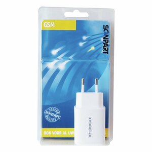 Scanpart GSM Lader USB-A en USB-C 25W Wit