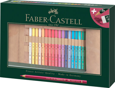 Faber Castell FC-110030 Roletui Faber-Castell Polychromos Potloden 30 Stuks