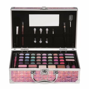 Casuelle Glamour Make-Up Koffer Holografisch/Roze