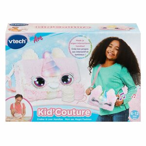 VTech Kid'Couture Unicorn Creëer & Leer Handtas + Licht en Geluid Wit/Roze