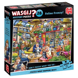 Jumbo Wasgij Puzzel Mysterie Kat en Muis Spel 1000 Stukjes