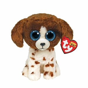 TY Beanie Boos Knuffel Hond Muddles 15 cm