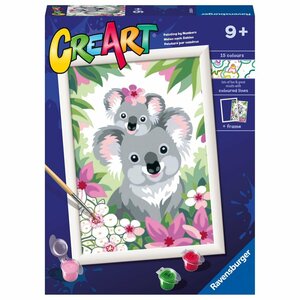 Ravensburger CreArt Schilderen op Nummer Koala's