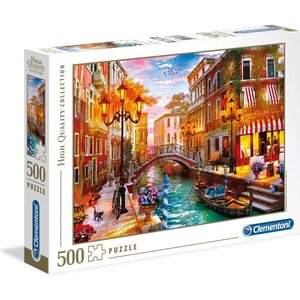 Clementoni High Quality Collection Puzzel Zonsondergang Venetië 500 Stukjes