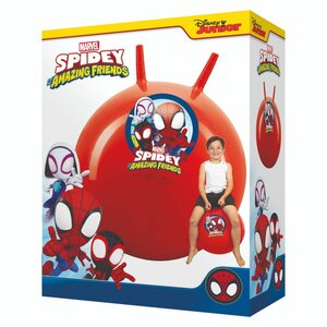 Disney Junior Spidey and Friends Skippybal 50 cm Rood