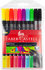 Faber Castell FC-151109 Viltstiften Duo Neon Kleuren In Etui 10 Stuks_