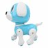 Robot Puppy Rick 20 cm + Licht en Geluid Blauw/Wit_