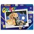 Ravensburger CreArt Schilderen op Nummer Hond en Poes Glitter_