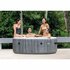 Intex 28440 PureSpa Greywood De Luxe Bubble Massage Jaccuzi 4-persoons Set_